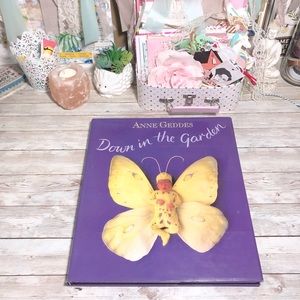 Anne Geddes Down In The Garden Vintage Hardcover Coffee Table Book 90s Newborn